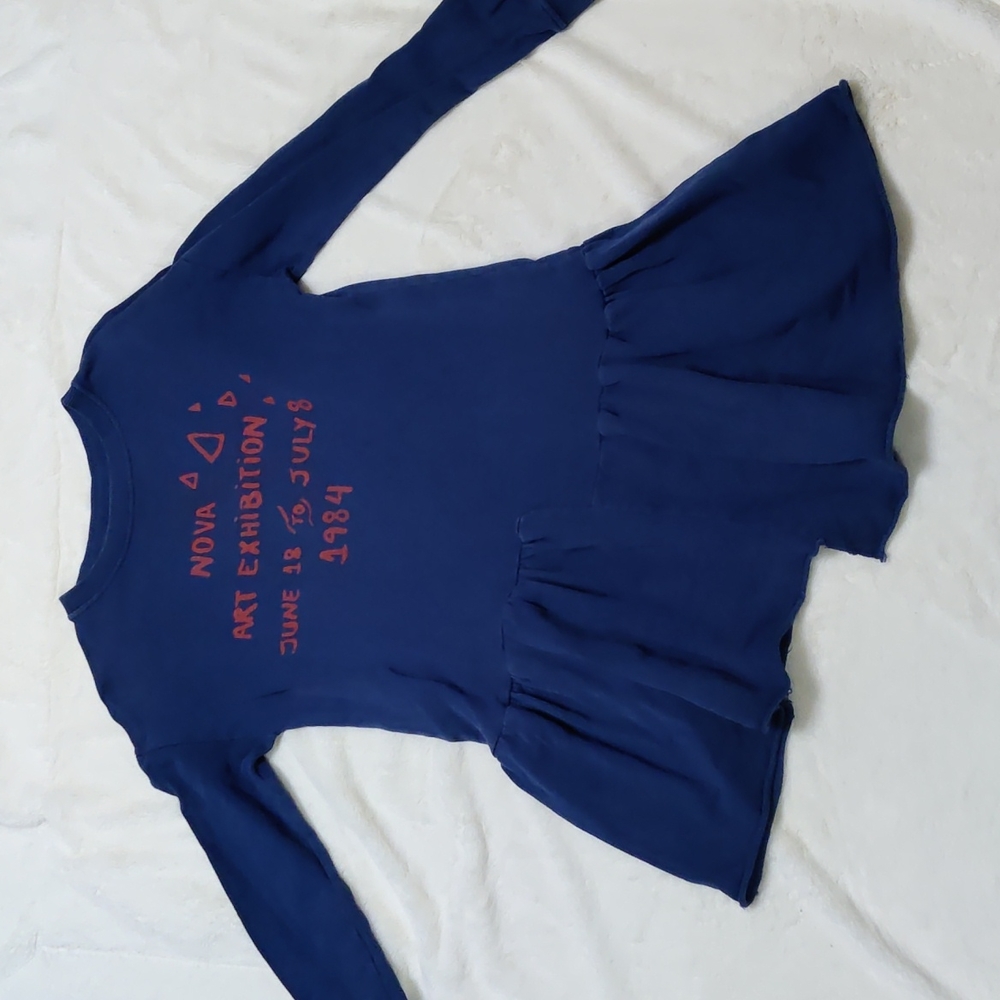 Zara Asymmetrical Sweatshirt Dress 10-12